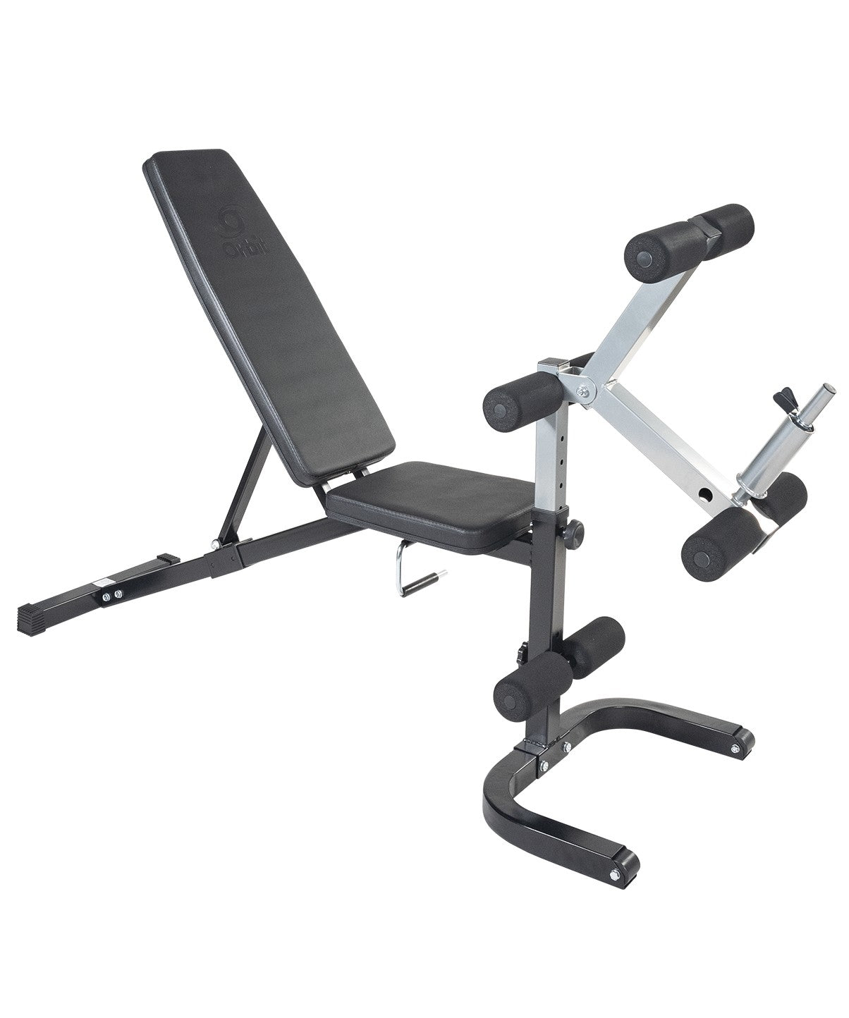 Adjustable Weight Bench for Home Gym - Flat/Incline/Decline with Leg Developer & Arm Curl Attachments - Perfect for Strength Training & Full Body Workouts