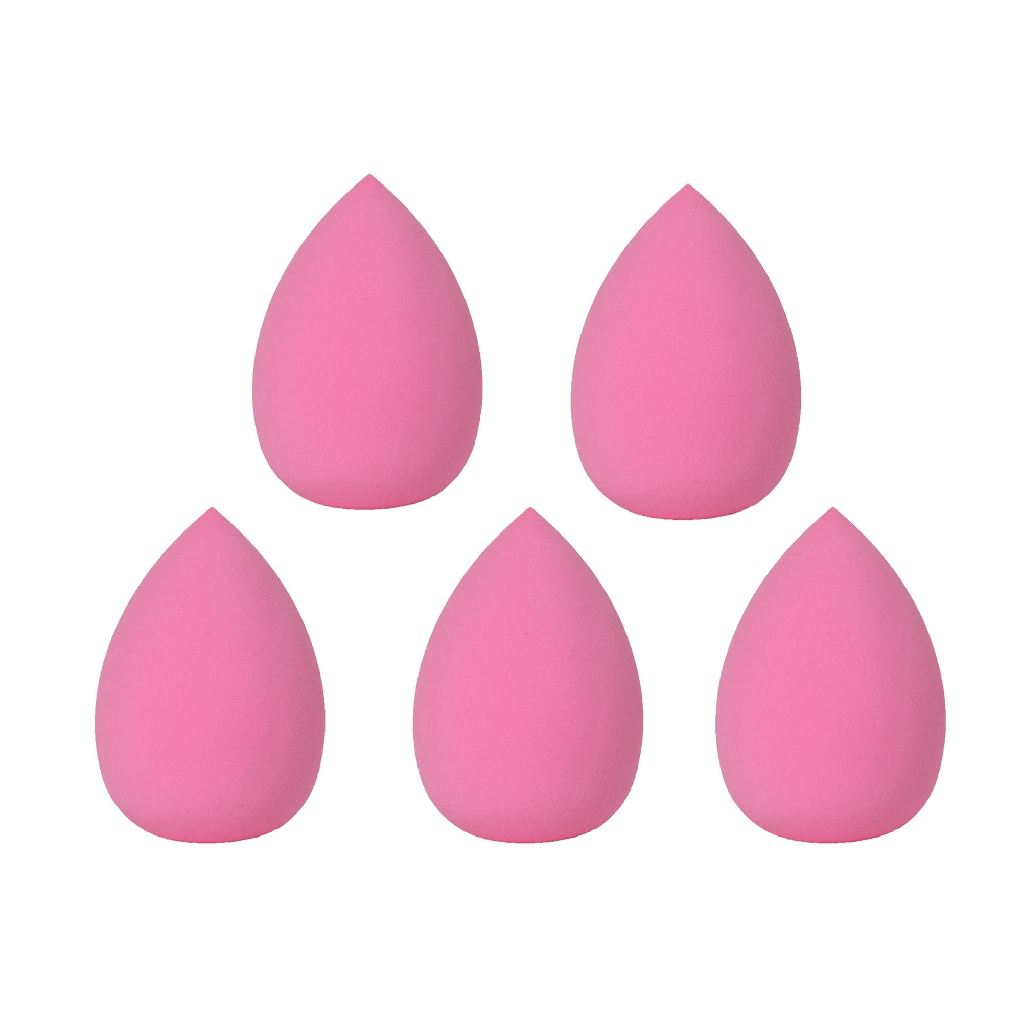 MS Glamour Beauty Blender Makeup Sponge Set - 5 Pack Professional Cosmetic Sponges for Flawless Foundation & Concealer Application | Perfect for Liquid, Cream & Powder Makeup | Ideal for Travel & Everyday Makeup Routine