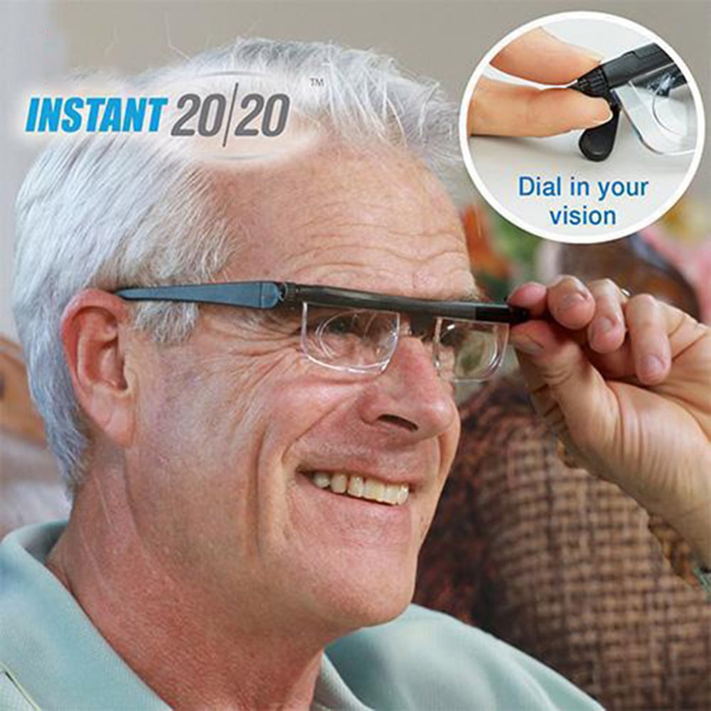 Adjustable Focus Reading Glasses for Men & Women - Bifocal Eyeglasses for Near & Far Sight - 49% OFF Hot Sale - Perfect for Reading, Computer Use, and Daily Activities