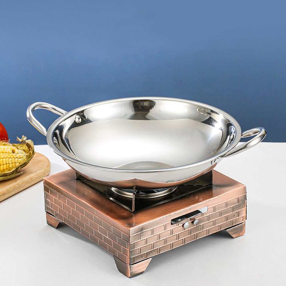 Premium Stainless Steel Wok Pan - 14