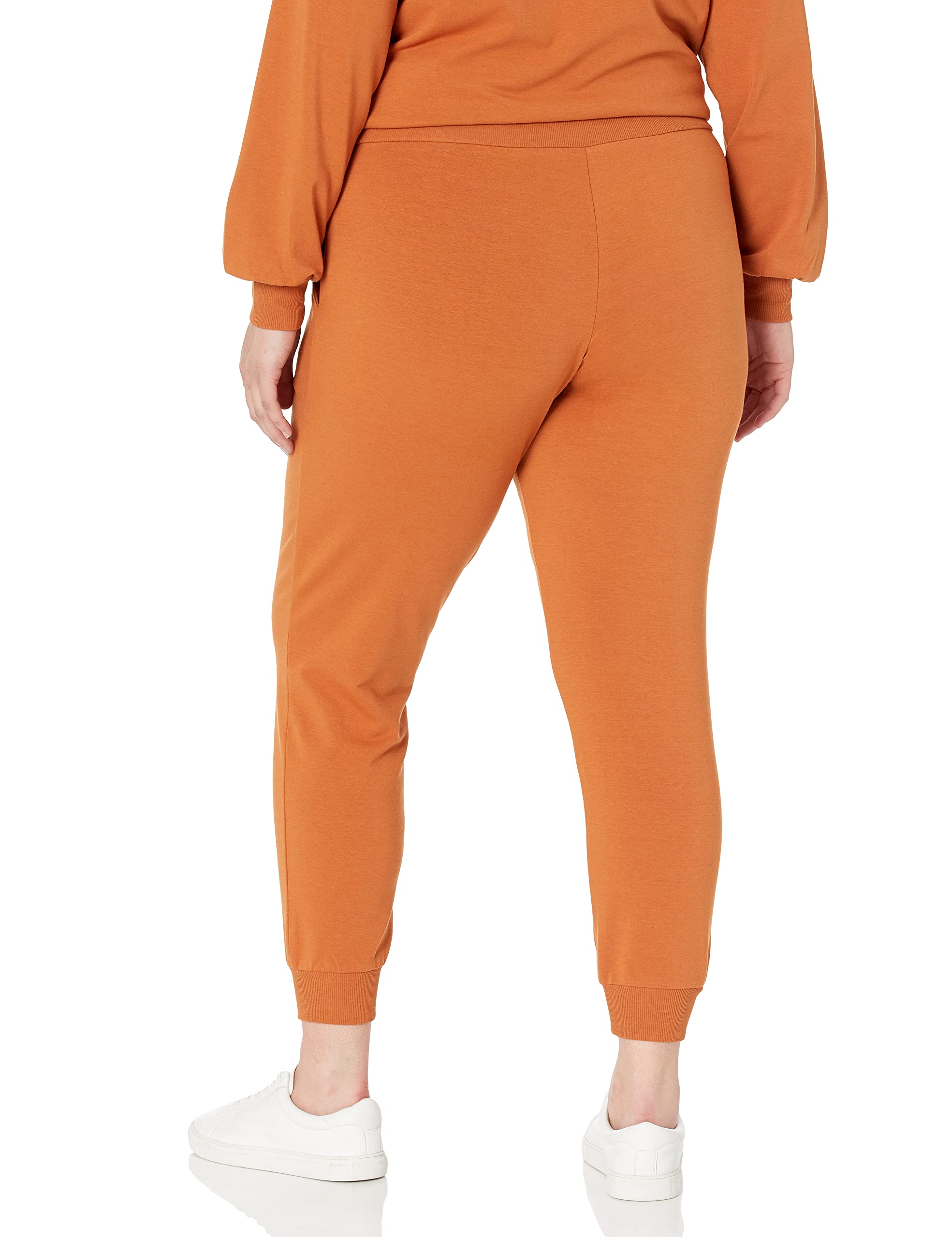 The Drop Women's Grace Supersoft Stretch Rib-Cuff Jogger Pants - Comfortable Lounge & Workout Pants for Yoga, Running, and Casual Wear