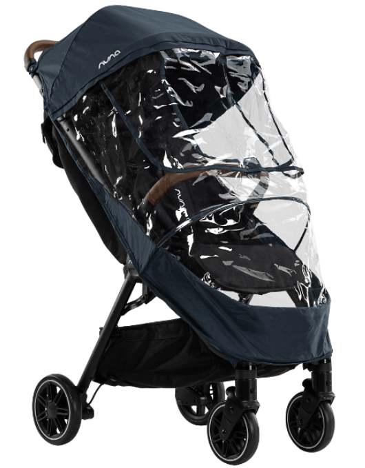 Nuna TRVL Stroller Rain Cover - Waterproof & Windproof Protection for Baby Strollers - Perfect for Outdoor Walks, Travel, and Inclement Weather