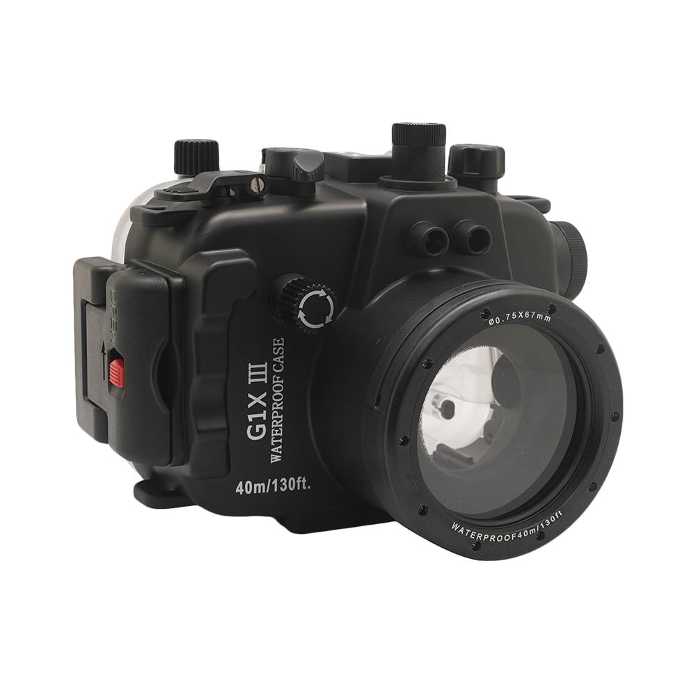 SeaFrogs G1X III 40m/130ft Underwater Camera Housing - Waterproof Case for Canon PowerShot G1X Mark III - Perfect for Scuba Diving, Snorkeling & Marine Photography