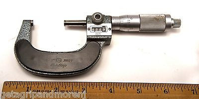 Mitutoyo 193-212 Digital Outside Micrometer 1-2 Inch Range .0001