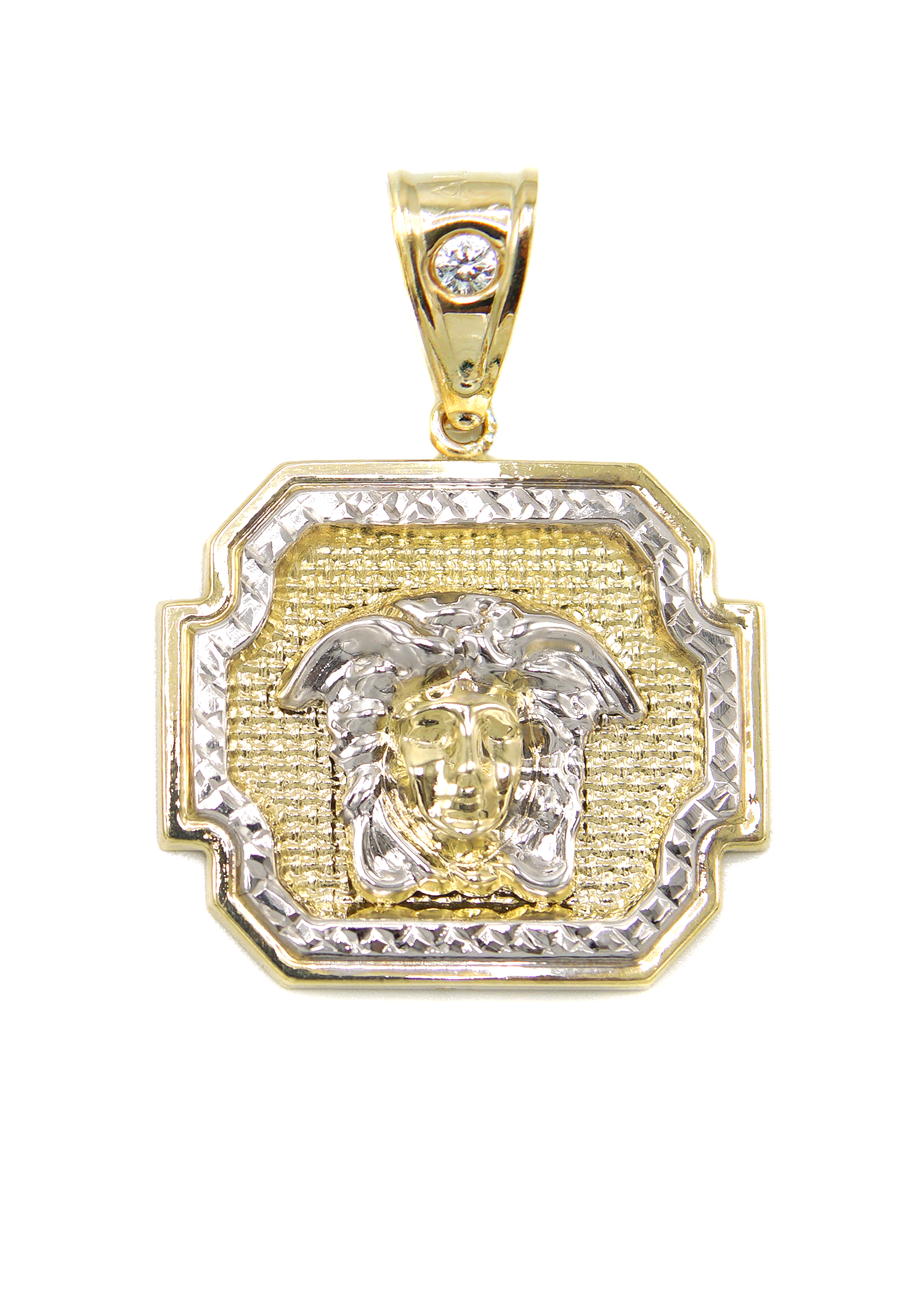 10K Gold Medusa Head Pendant Necklace - Adjustable Chain Length (14-20 inch) | Elegant Greek Mythology Jewelry Gift for Women | Perfect for Parties, Date Nights & Special Occasions
