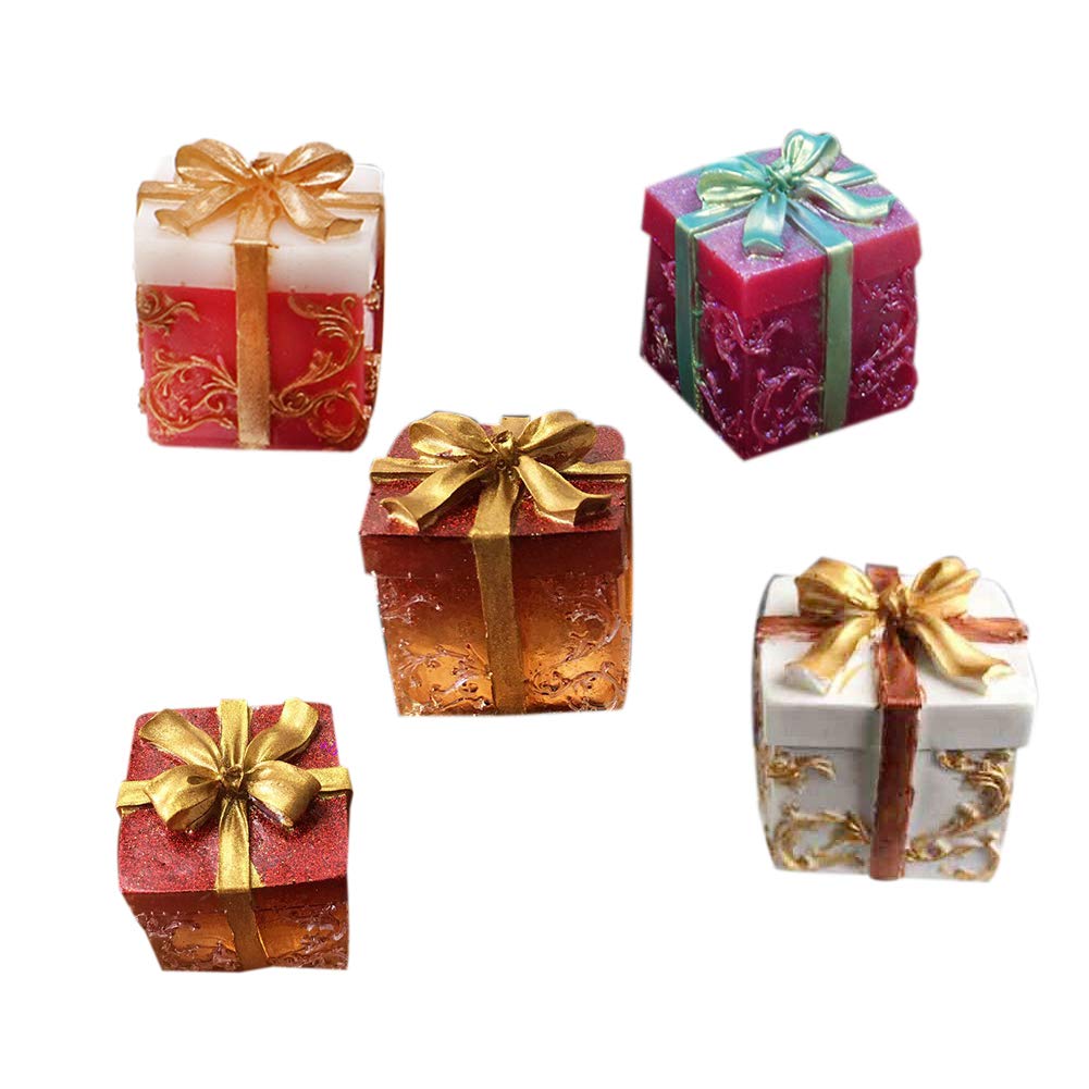 DIY Gift Box Silicone Mold - Chocolate Candy Fondant Molds for Cake Pop Decorations | Perfect for Birthday Parties, Wedding Favors & Baking Supplies