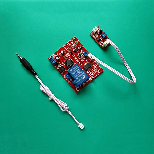 Taidacent 24V Voice Control Audio Signal Alarm Switch - Sound Activated Sensor with 1-180 Second Delay Timer | Perfect for Corridor Lighting, Home Automation & Security Systems