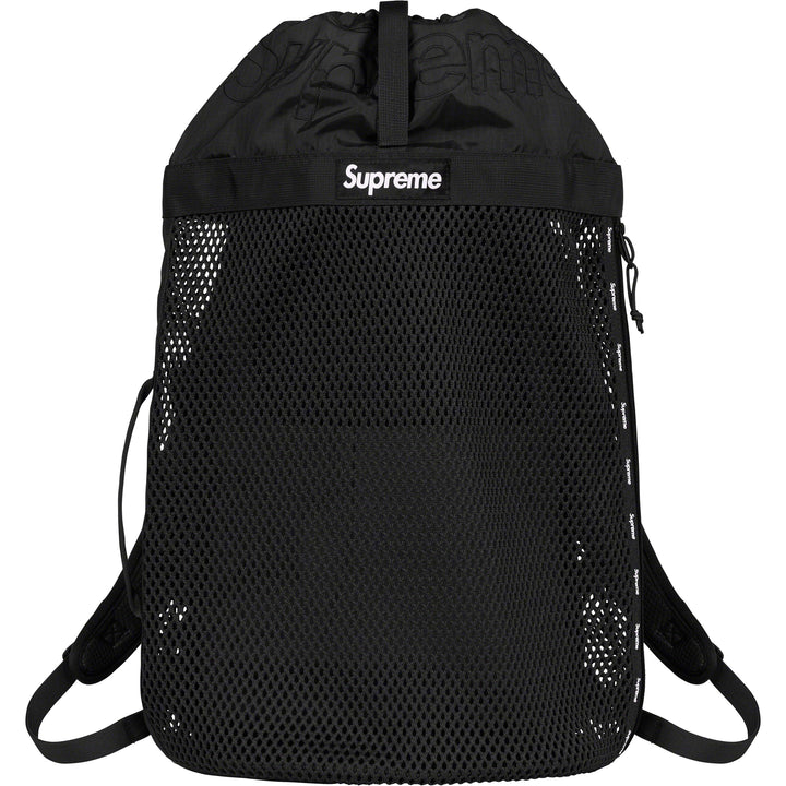Supreme Mesh Backpack Black - Lightweight & Durable School Backpack for Men & Women - Perfect for Hiking, Travel, Gym & Everyday Use