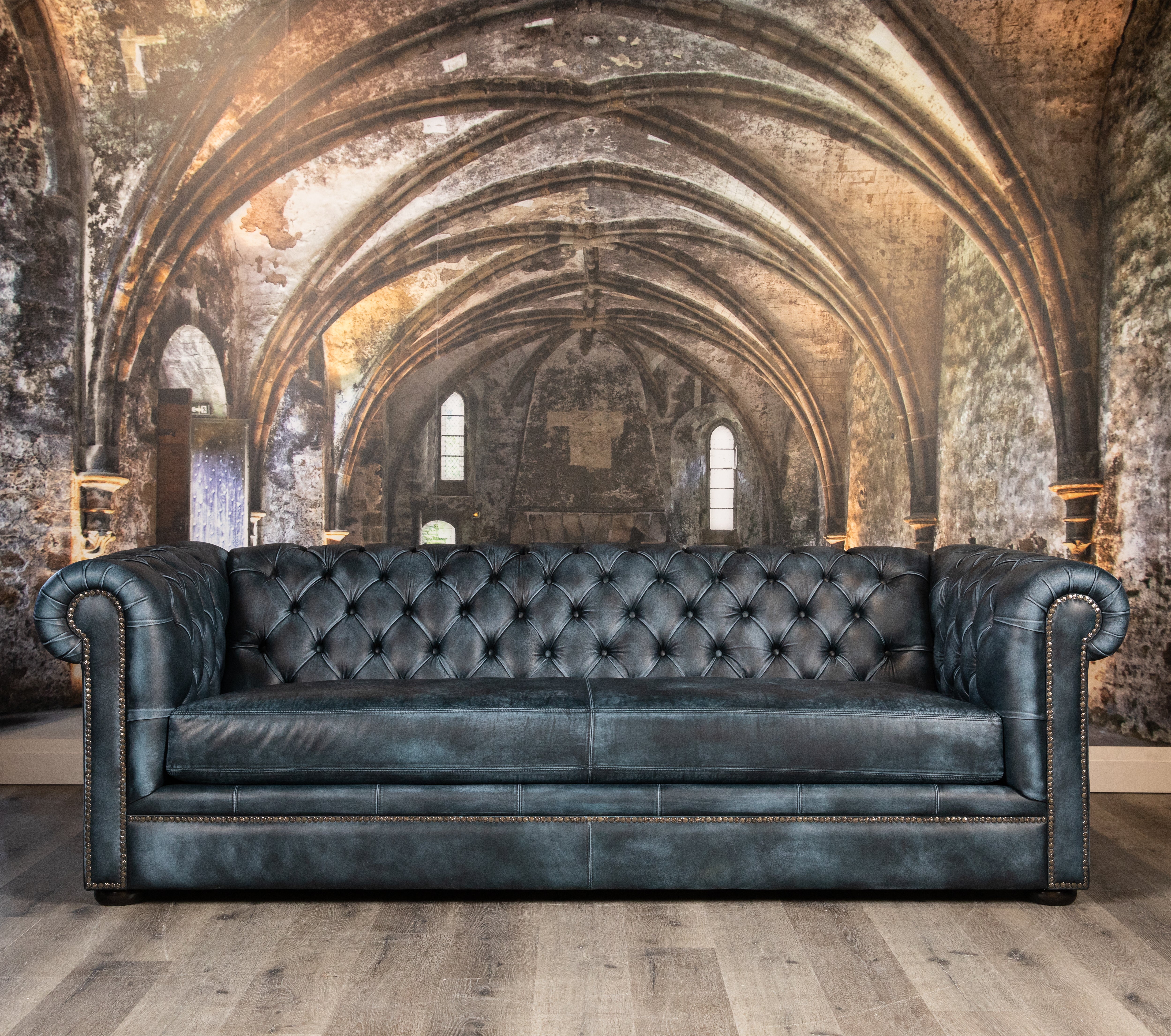 Luxury BONAPARTE Genuine Leather Sofa - Modern Living Room Furniture for Home & Office - Perfect for Family Gatherings & Relaxation