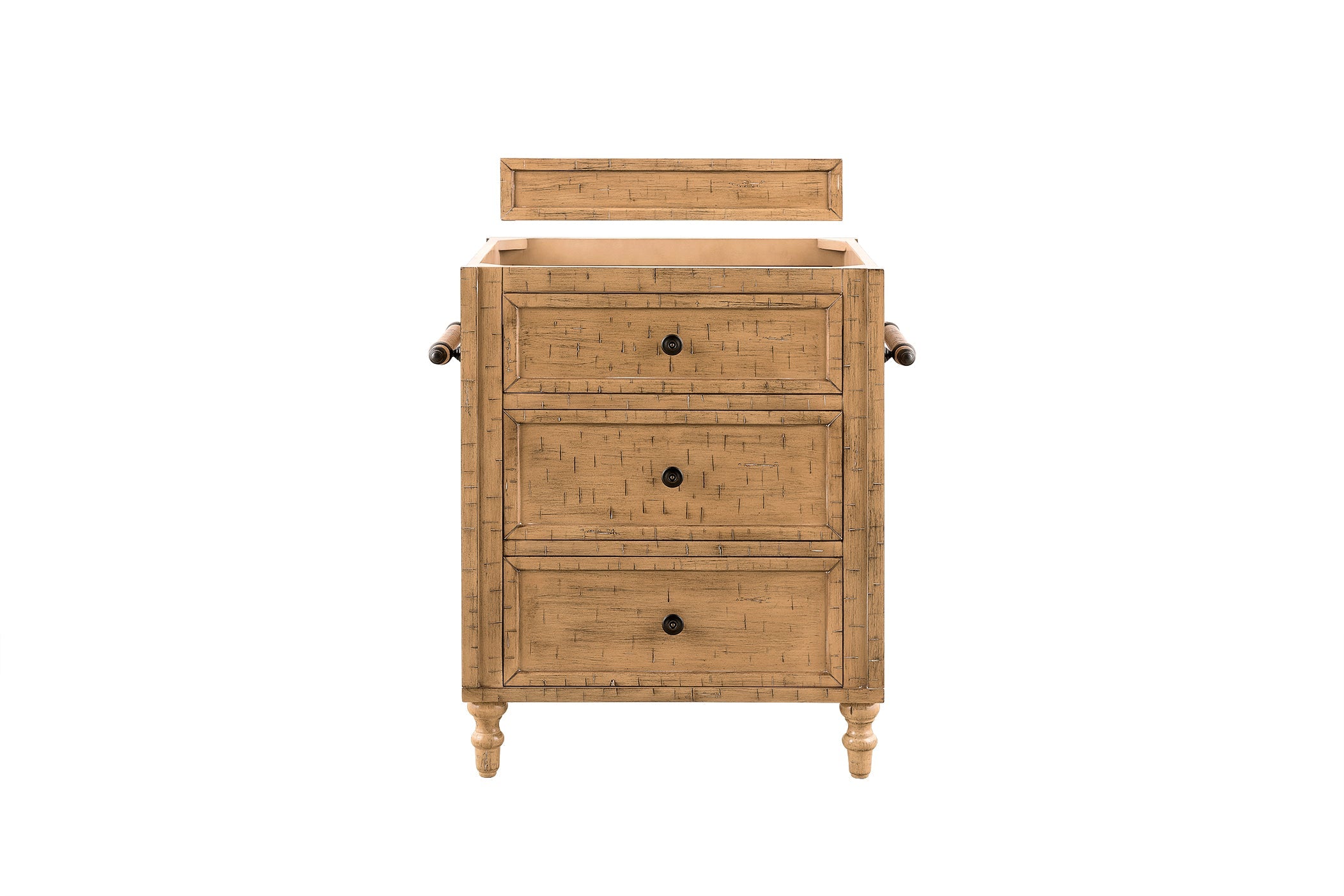 Copper Cove 26 Inch Single Vanity Cabinet in Driftwood Patina Finish - Perfect for Bathroom Remodeling & Modern Home Decor