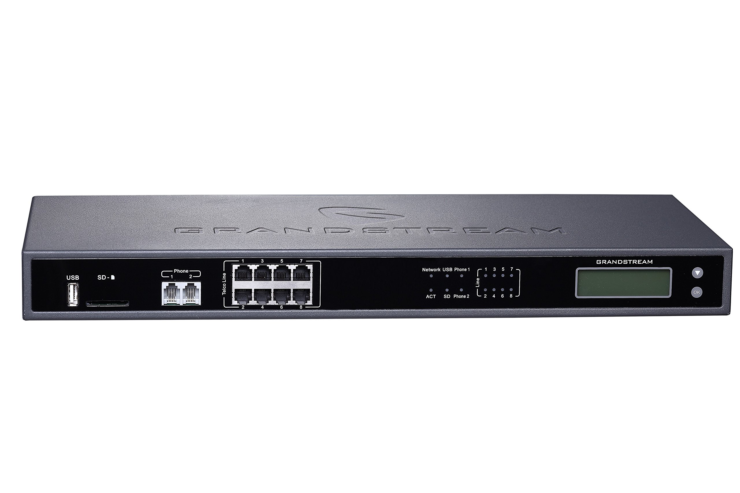 Grandstream Business Phone System - 8-Line VoIP Office Phone Bundle with Auto Attendant, Voicemail, Mobile & Remote Extensions, Call Recording + 1 Year Free Mission Machines Service | Ideal for Small Business, Call Centers & Remote Work Teams