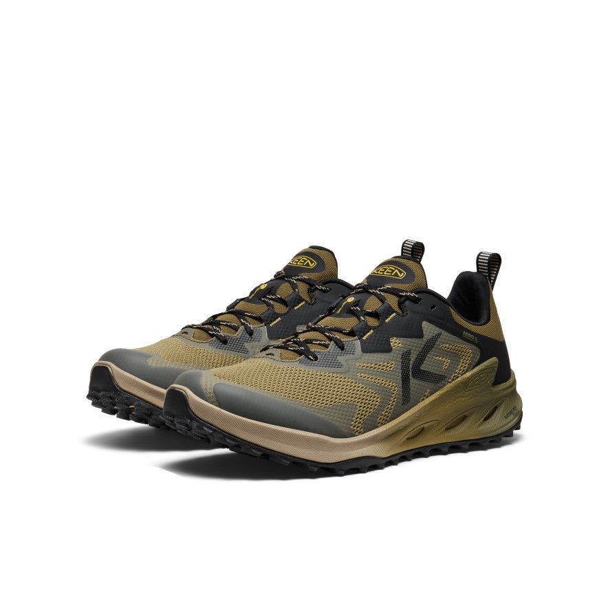 Men's Zionic NXT Waterproof Hiking Shoes - Lightweight & Durable Trail Running Sneakers for Outdoor Adventures (Martini Olive/Lemon Curry) | Perfect for Hiking, Camping & Mountain Climbing