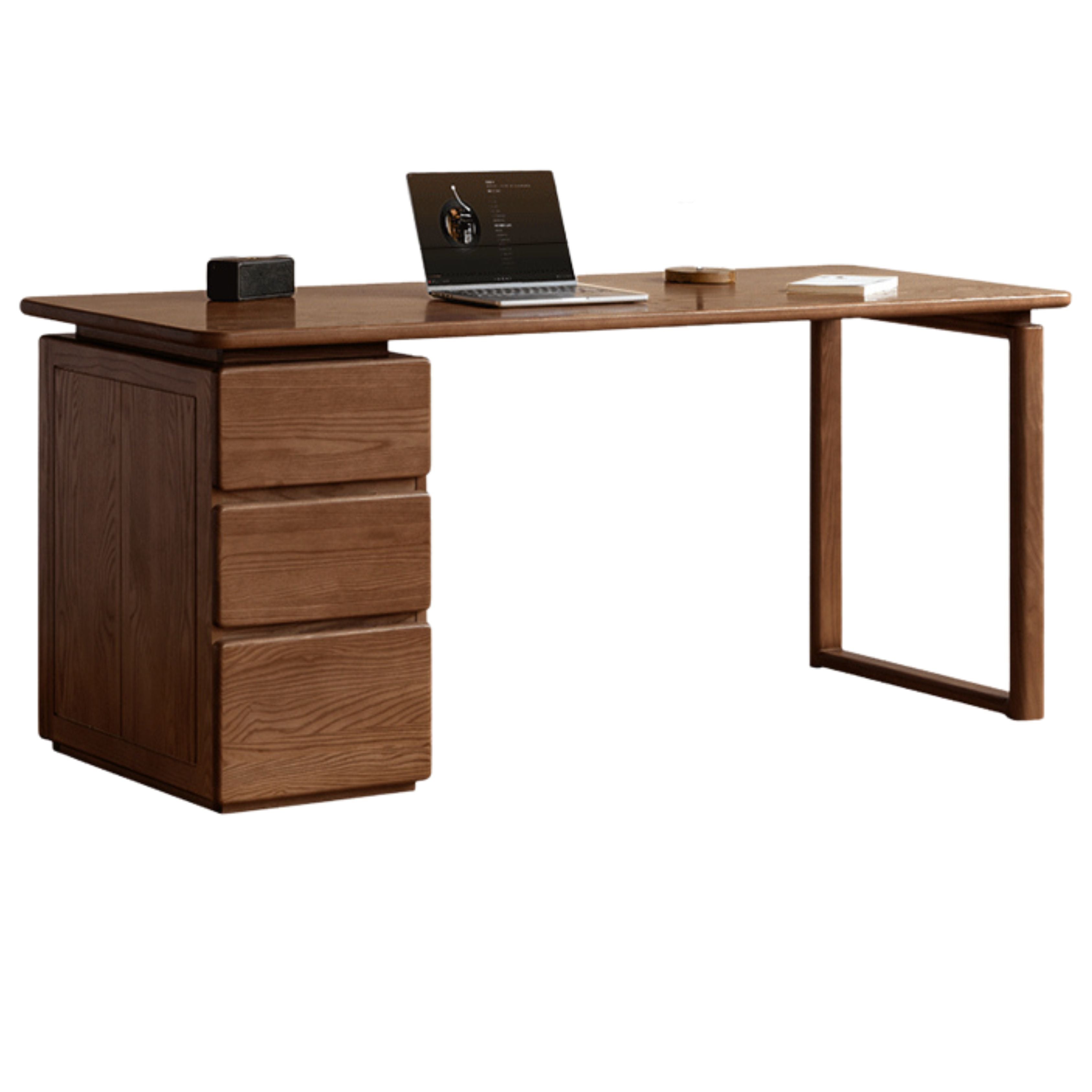 55.1x23.6x29.5 inch / 140x60x75сm / Walnut color/ ash desk