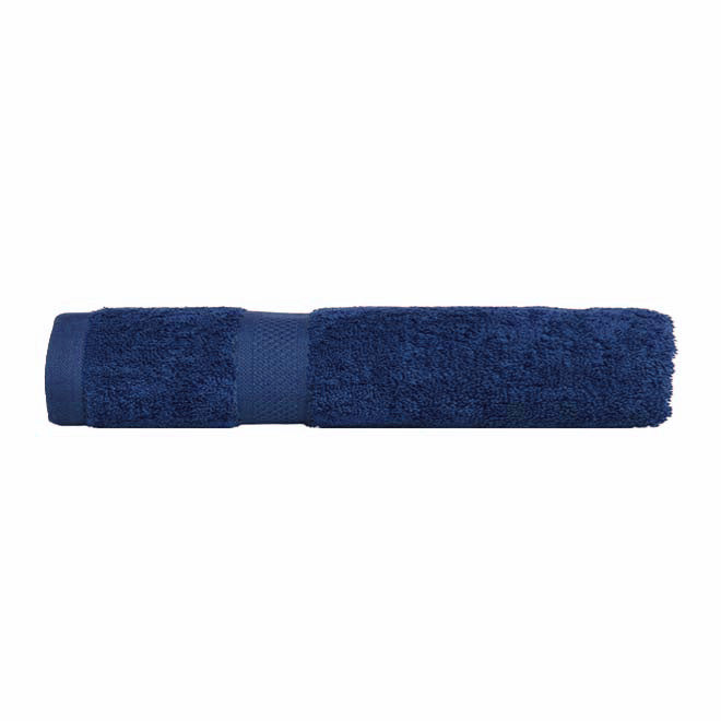 Premium 100% Combed Cotton Hand Towels - Soft & Absorbent Navy Blue Bath Towel for Kitchen, Bathroom & Gym Use