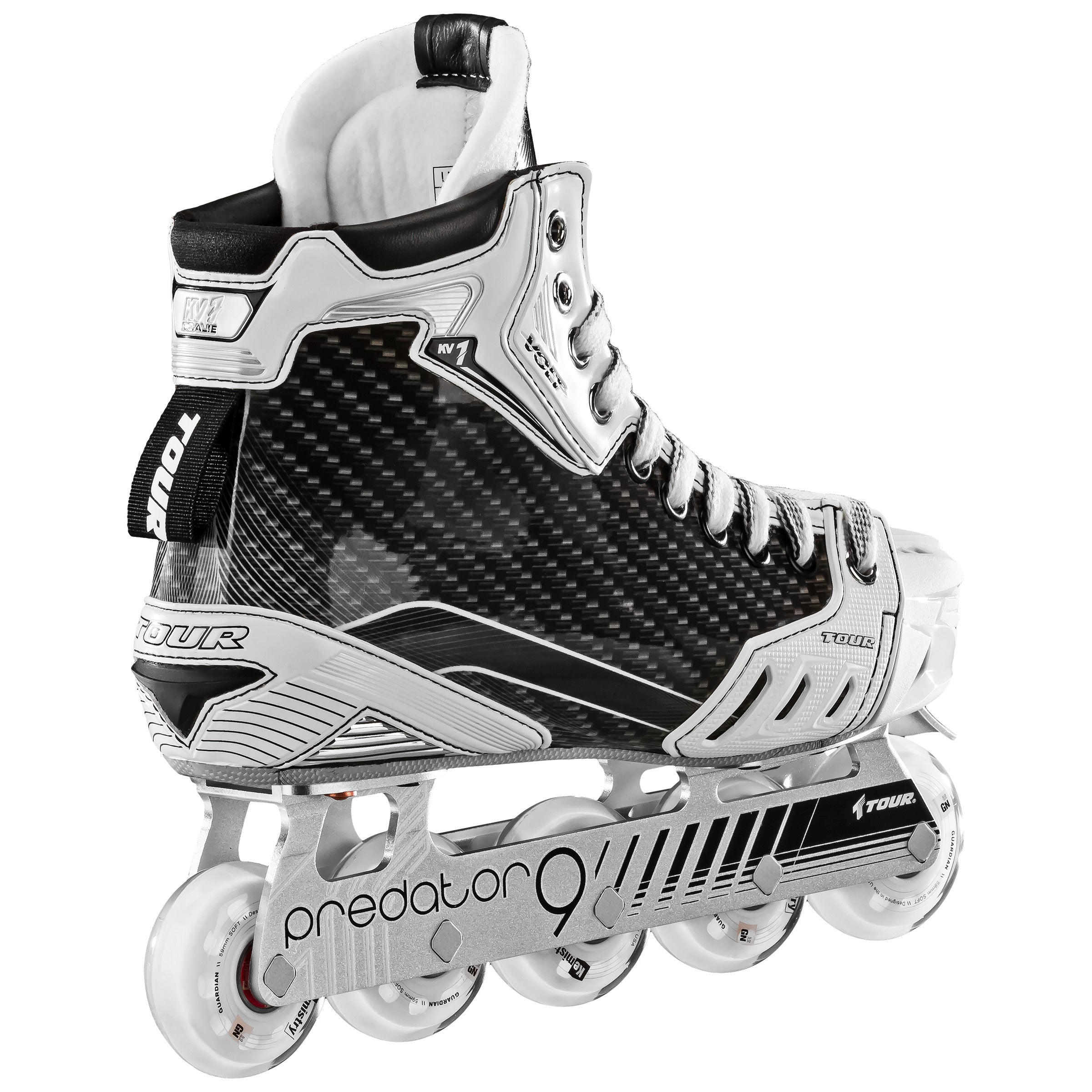 Volt KV1 Goalie Roller Hockey Skates - Professional Inline Goalie Skates for Ice Hockey Players - Perfect for Rink, Street & Tournament Play