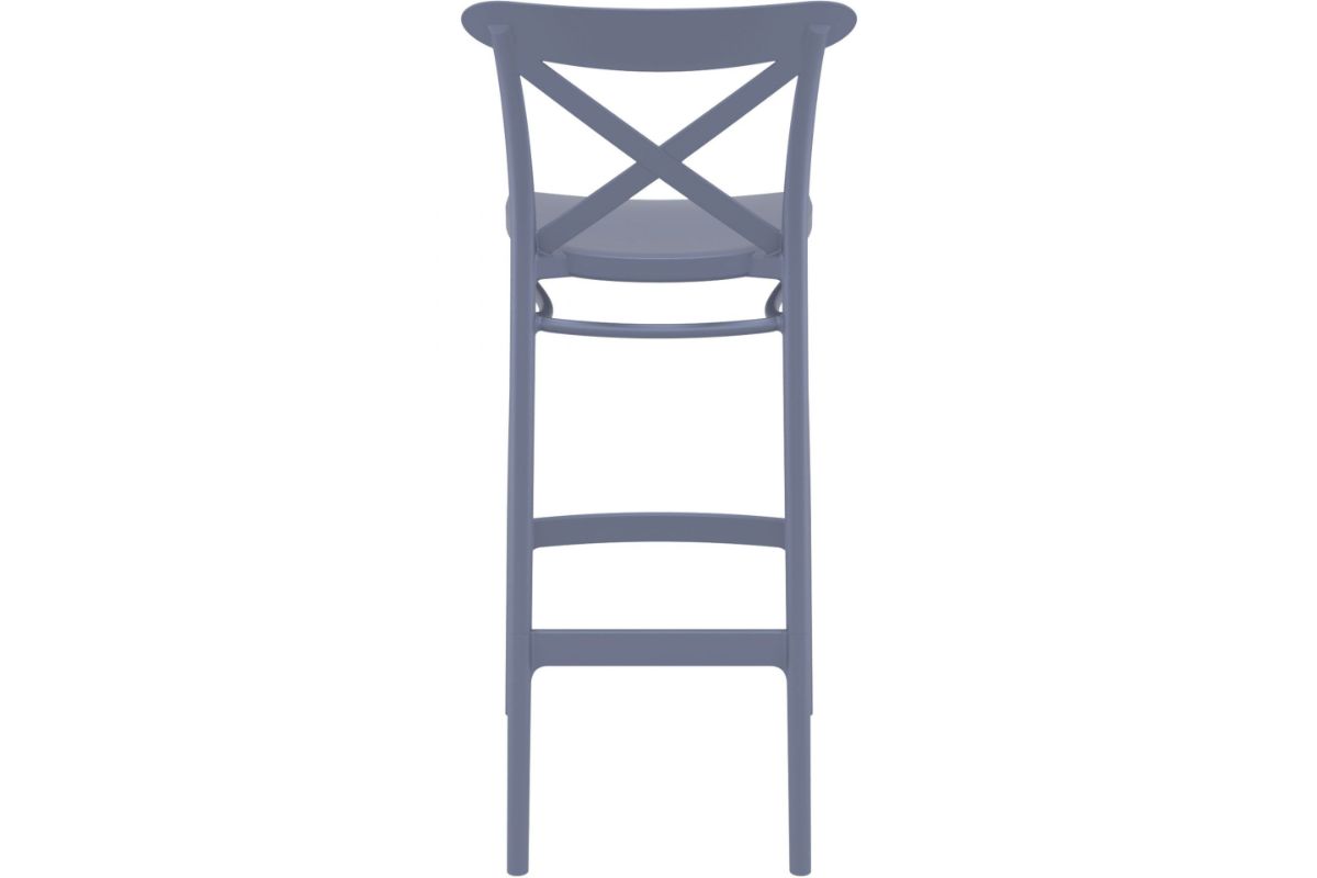 Premium Cross Bar Stool for Hospitality & Home - 29.5