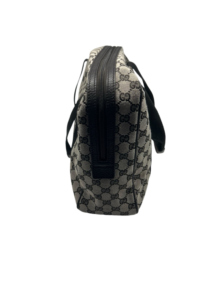 Authentic Gucci GG Canvas Laptop Bag for Women & Men - Luxury Designer Briefcase for Work, Travel & Business (15.6 Inch) - Perfect for Office, Commuting & Professional Use