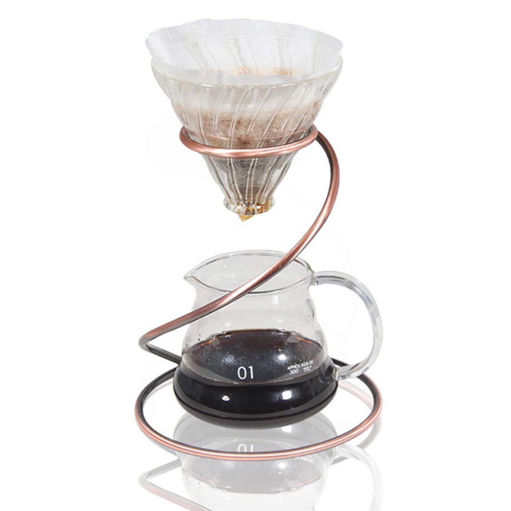 Premium Metal Coffee Mug Holder & Dripper Stand - Sturdy Coffee Filter Holder for Pour Over Brewing | Perfect for Home, Office & Cafe Use | Essential Coffee Accessories for Espresso, Drip & French Press