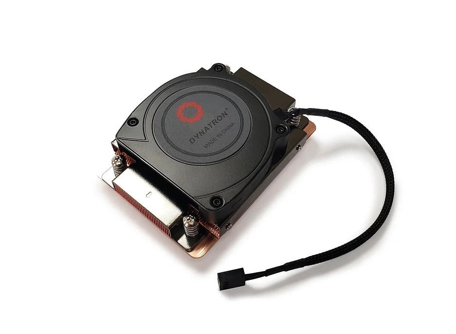 Dynatron A42 Active CPU Cooler for AMD AM4/AM5 Sockets - 1U Server Cooling Solution for Compact PC Builds & Data Centers