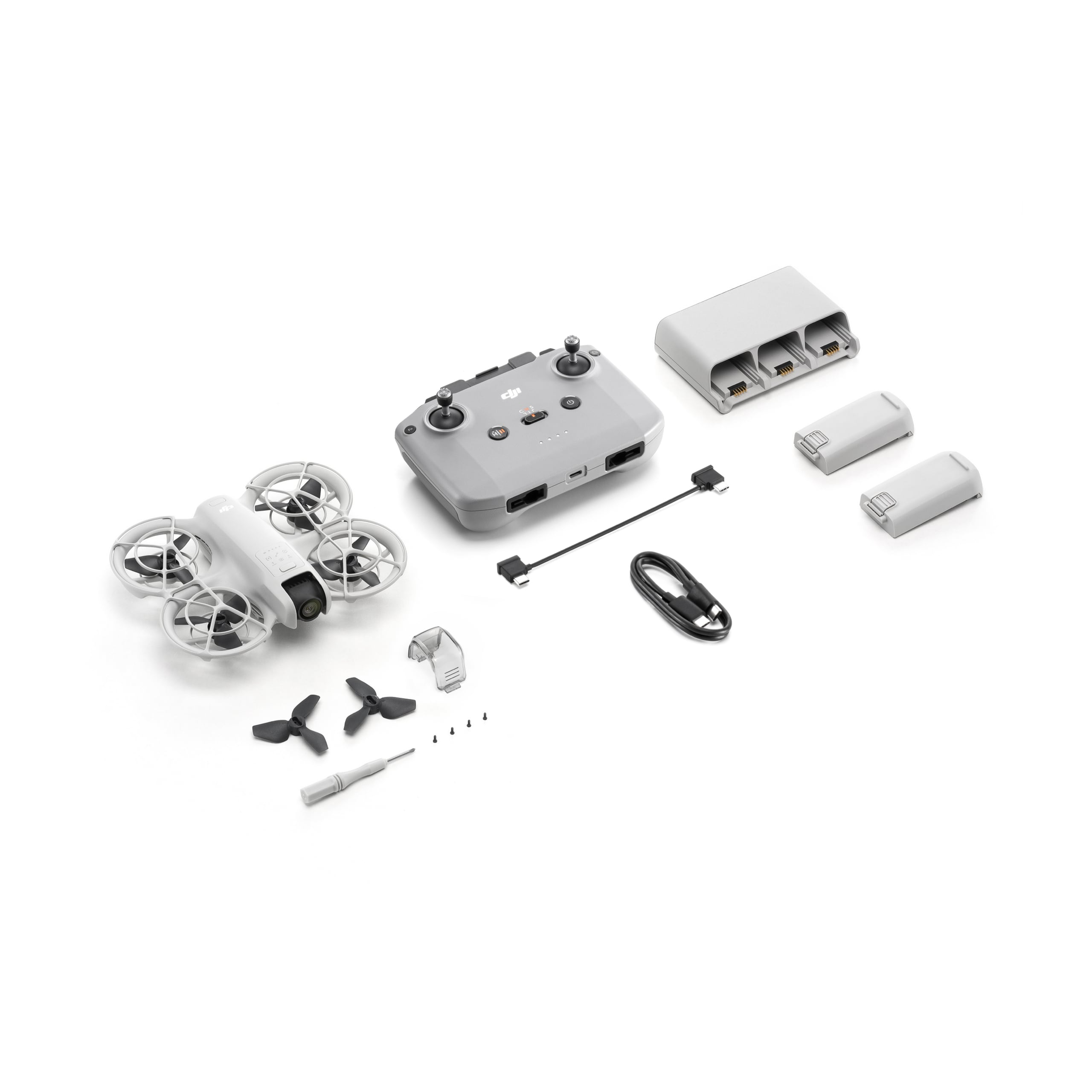 DJI Neo Drone with Fly More Combo - 4K Camera, 3-Axis Gimbal, 30 Min Flight Time - Perfect for Aerial Photography, Travel Adventures & Outdoor Exploration