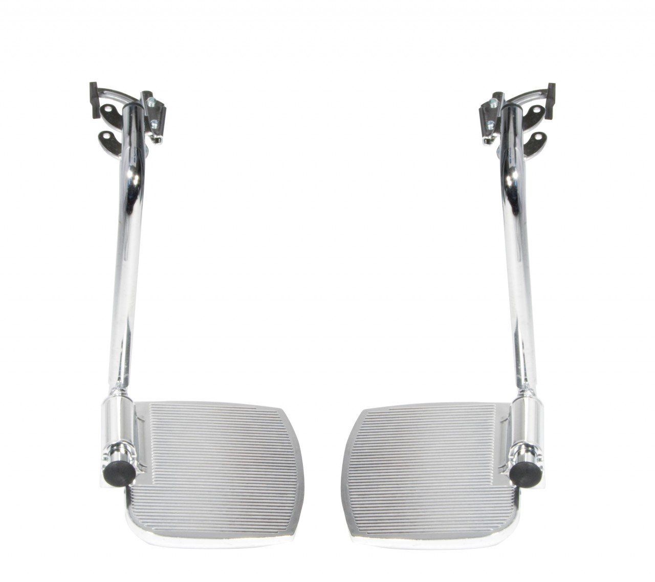 Drive Medical Swing-Away Front Rigging for Sentra EC Heavy Duty Extra Wide Wheelchair - Silver | Adjustable Mobility Aid for Home & Hospital Use
