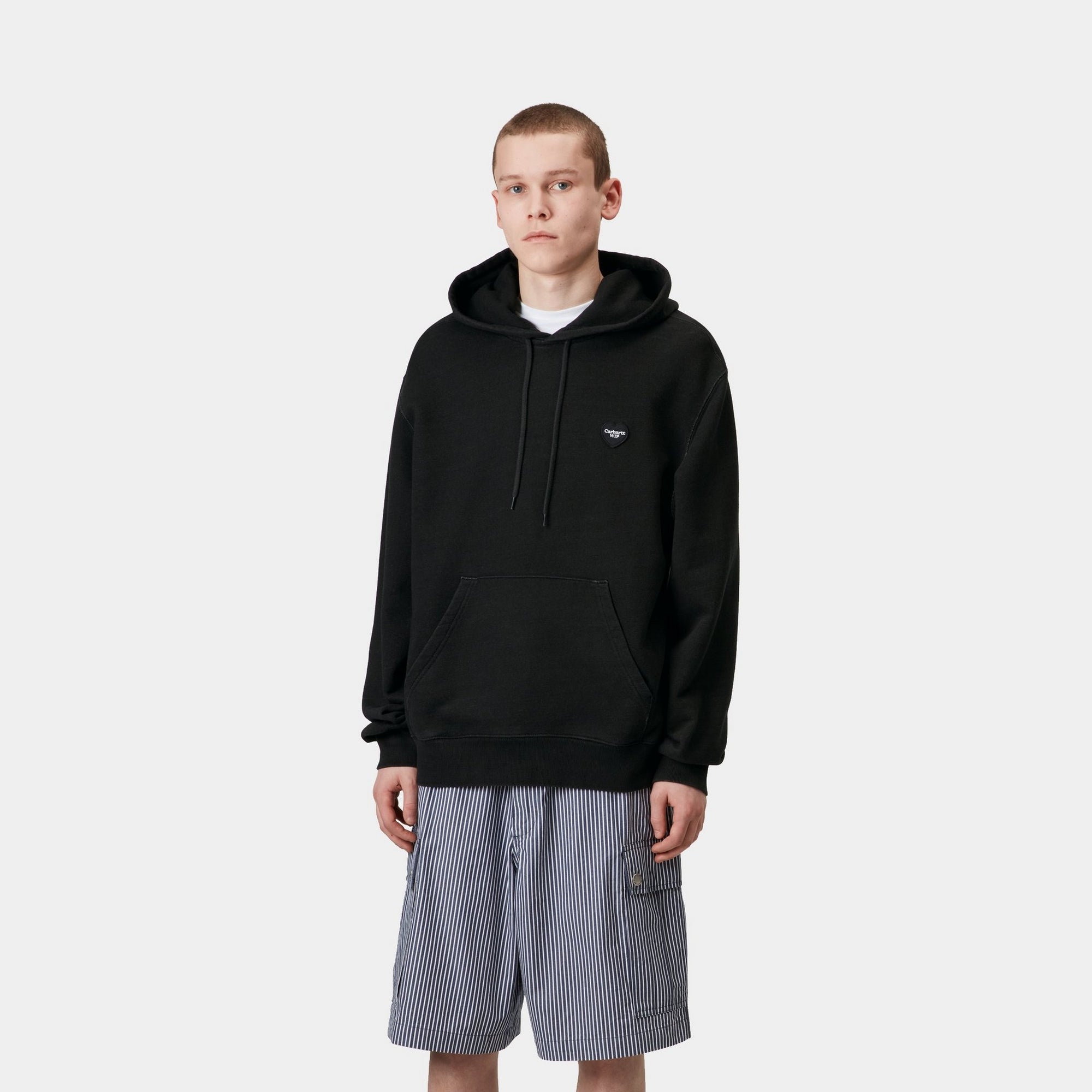 Black Hooded Ingo Sweatshirt - Cozy Pullover Hoodie for Men & Women | Perfect for Casual Wear, Gym, and Outdoor Activities