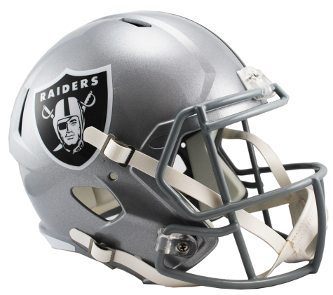 Oakland Raiders Riddell Speed Replica Football Helmet – Perfect for NFL Fans, Collectors, and Game Day Decor