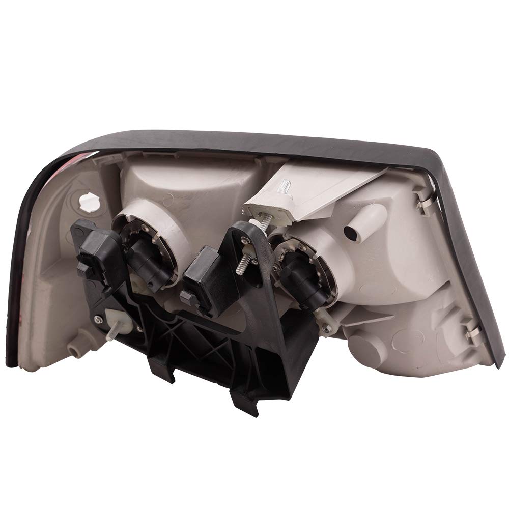Brock Replacement Headlight Assembly Set - Driver & Passenger Side Compatible with 1998-2004 GMC Sonoma Pickup Truck | Durable LED Headlights for Night Driving & Off-Road Use