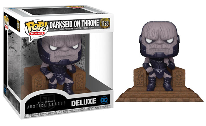 Darkseid on Throne Deluxe Action Figure 1128 - DC Comics Collectible Statue for Display & Home Decor