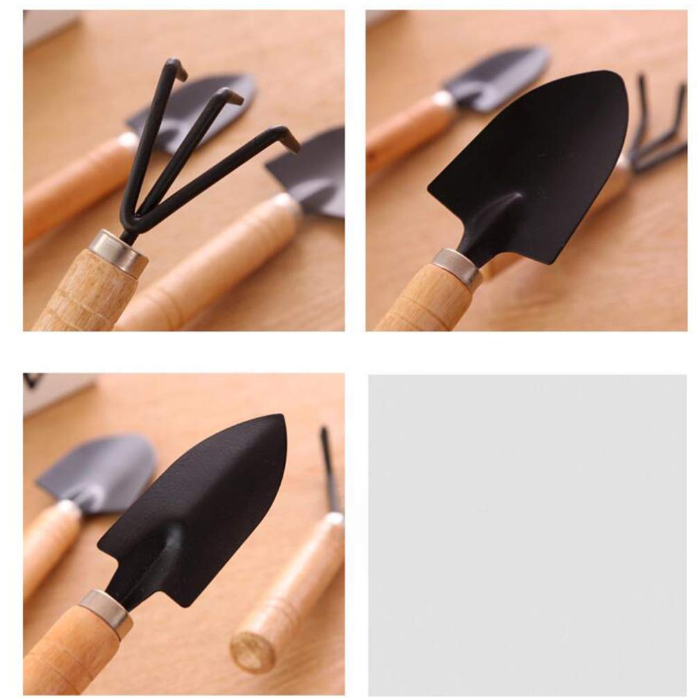 DOITOOL 6-Piece Women's Gardening Tool Set - Rake, Spade, Shovel for Home & Bonsai Care