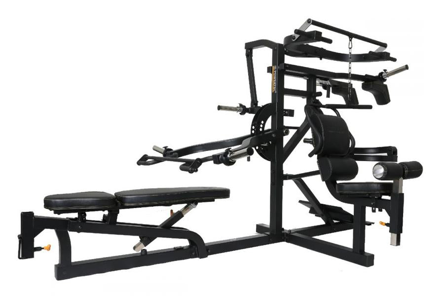 Powertec Workbench Multisystem Home Gym - Heavy Duty Strength Training Equipment for Full Body Workouts (Yellow) | Perfect for Home Gym, Garage Workouts & Fitness Enthusiasts