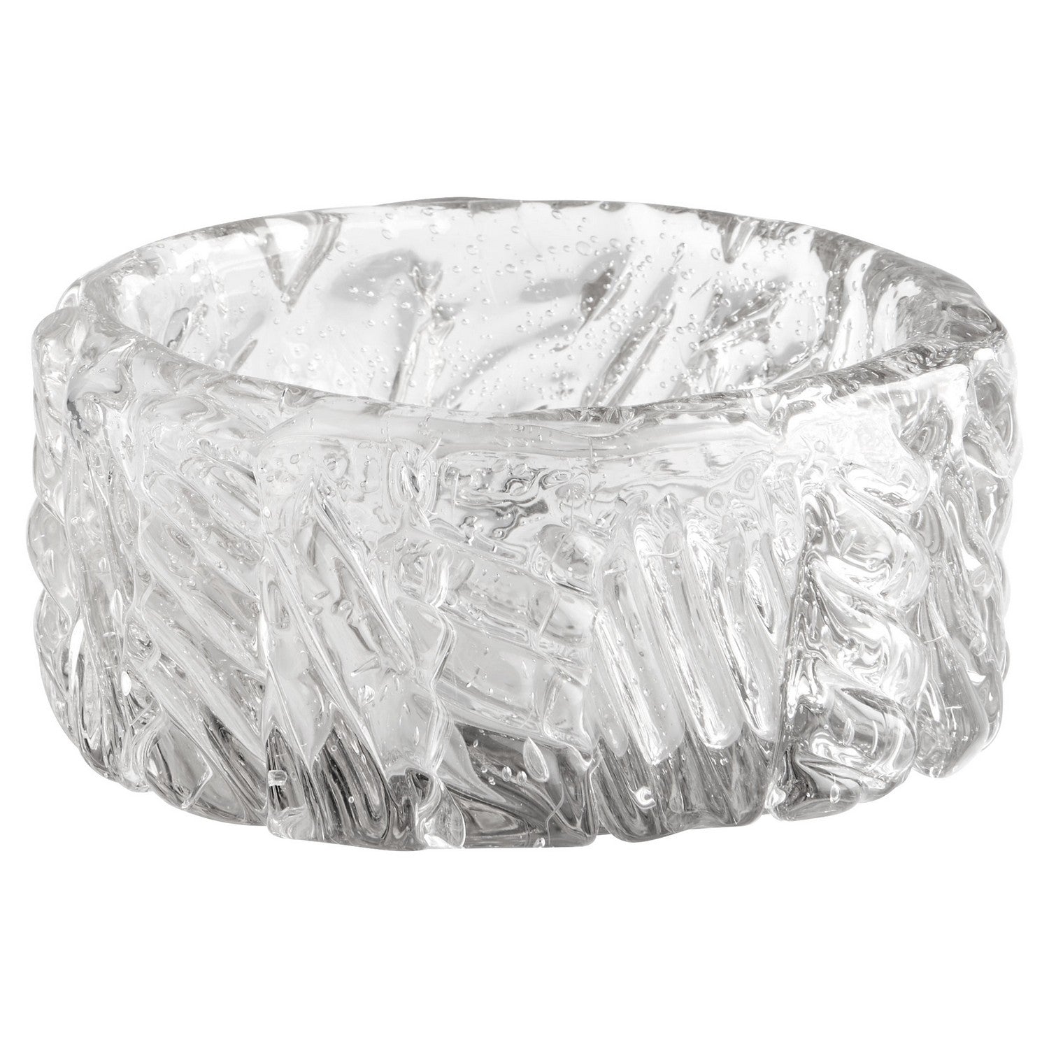 Cyan Design 11491 Clear Glass Bowl - Small Decorative Serving Bowl for Salads, Desserts & Fruit - Perfect for Parties, Dining & Home Decor