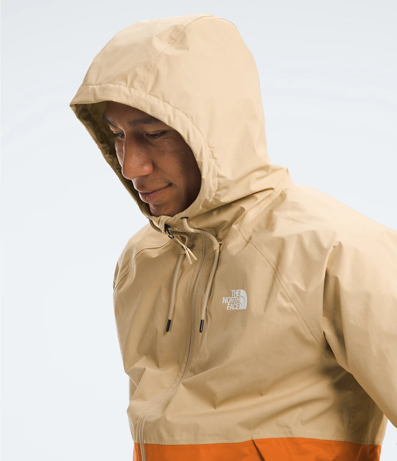 Antora Men's Rain Hoodie - Waterproof Windbreaker Jacket for Outdoor Hiking & Commuting | NF0A7QF3