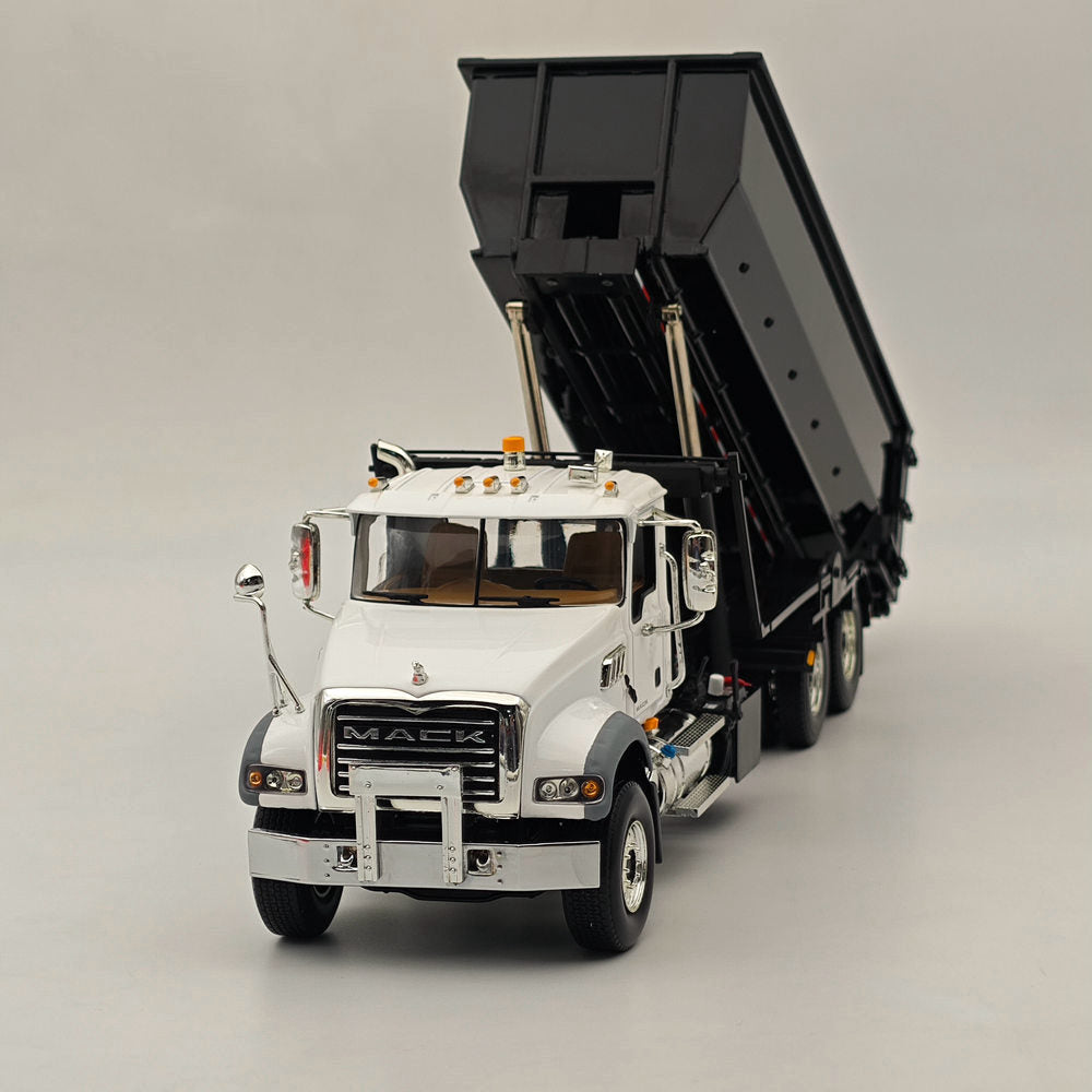 1/34 Scale Mack Granite MP Series Engine with Tub Style Roll Off Container #4211 - Perfect for Model Truck Collectors & Construction Enthusiasts