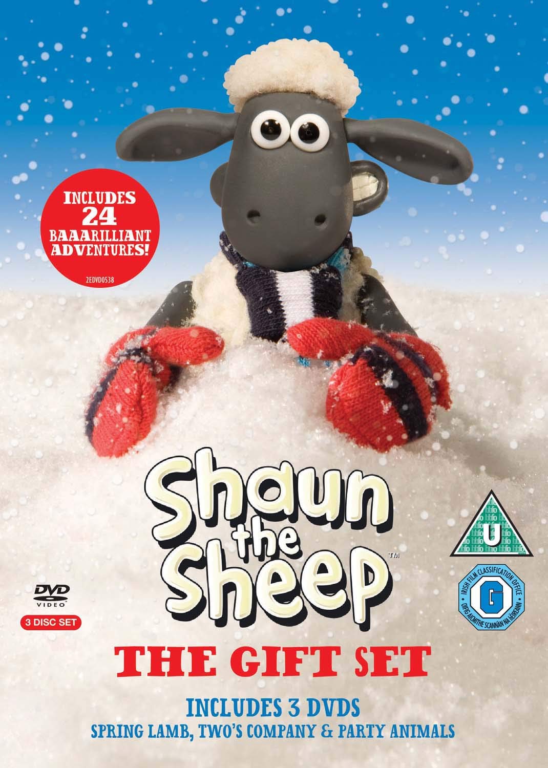 Shaun the Sheep Gift Set - Cute Plush Toy & Collectible for Kids, Fans, and Gifts | Perfect for Birthdays, Christmas, and Home Decor