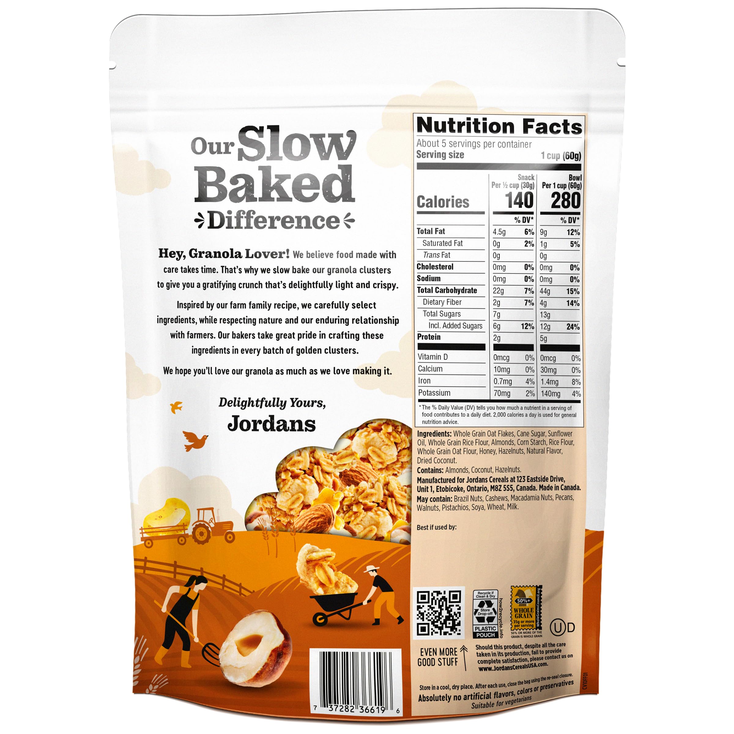 Honey Nut Granola - Healthy Snack for Adults & Kids - No Artificial Flavors - Perfect for Breakfast & On-the-Go
