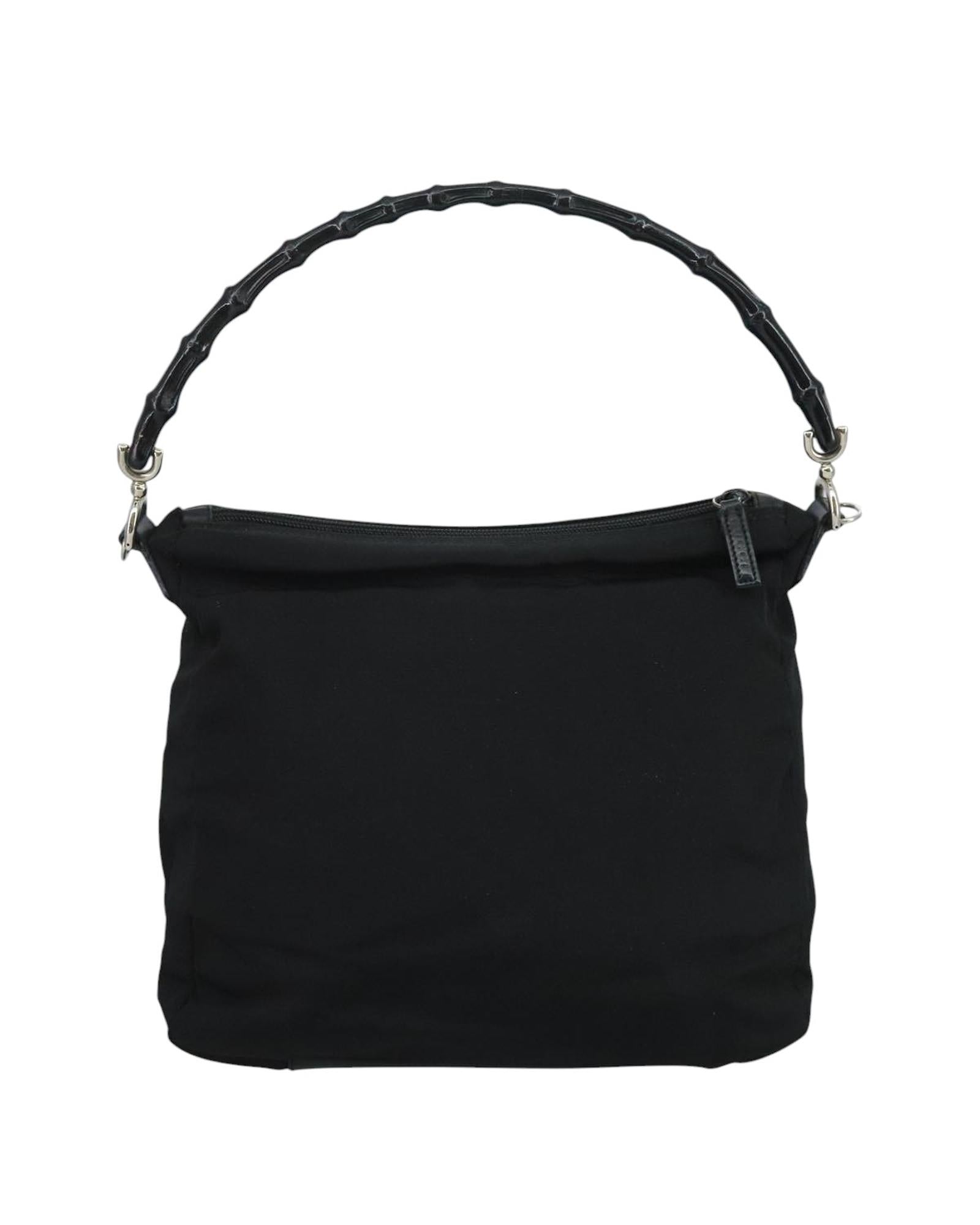 Stylish Bamboo Handle Shoulder Bag for Women - Eco-Friendly Crossbody Purse with Adjustable Strap - Perfect for Work, Travel & Everyday Use