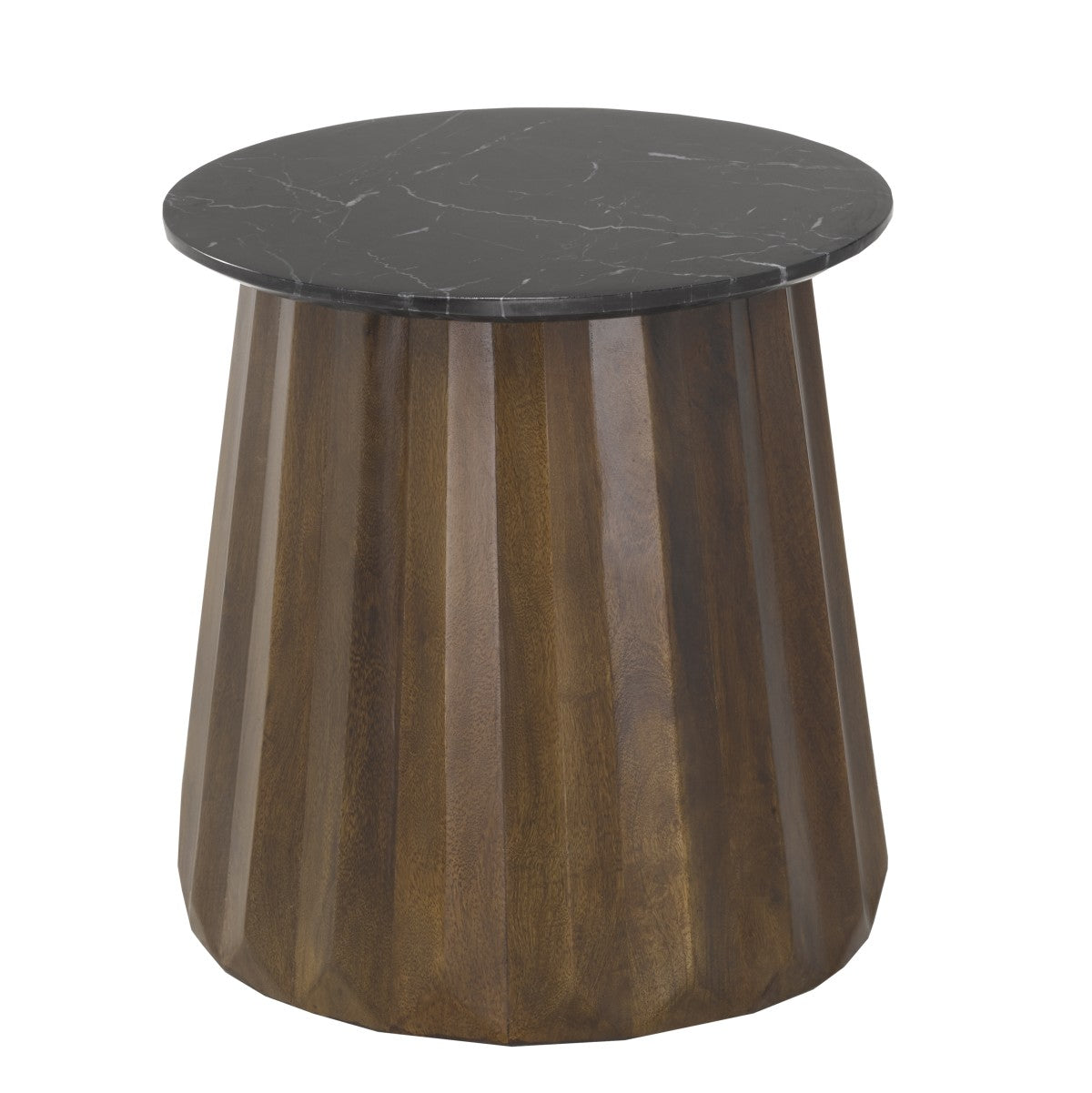 Modern Espresso Accent Table - Stylish Side Table for Living Room, Bedroom & Office - Compact End Table with Durable Wood Finish - Perfect for Small Spaces & Home Decor