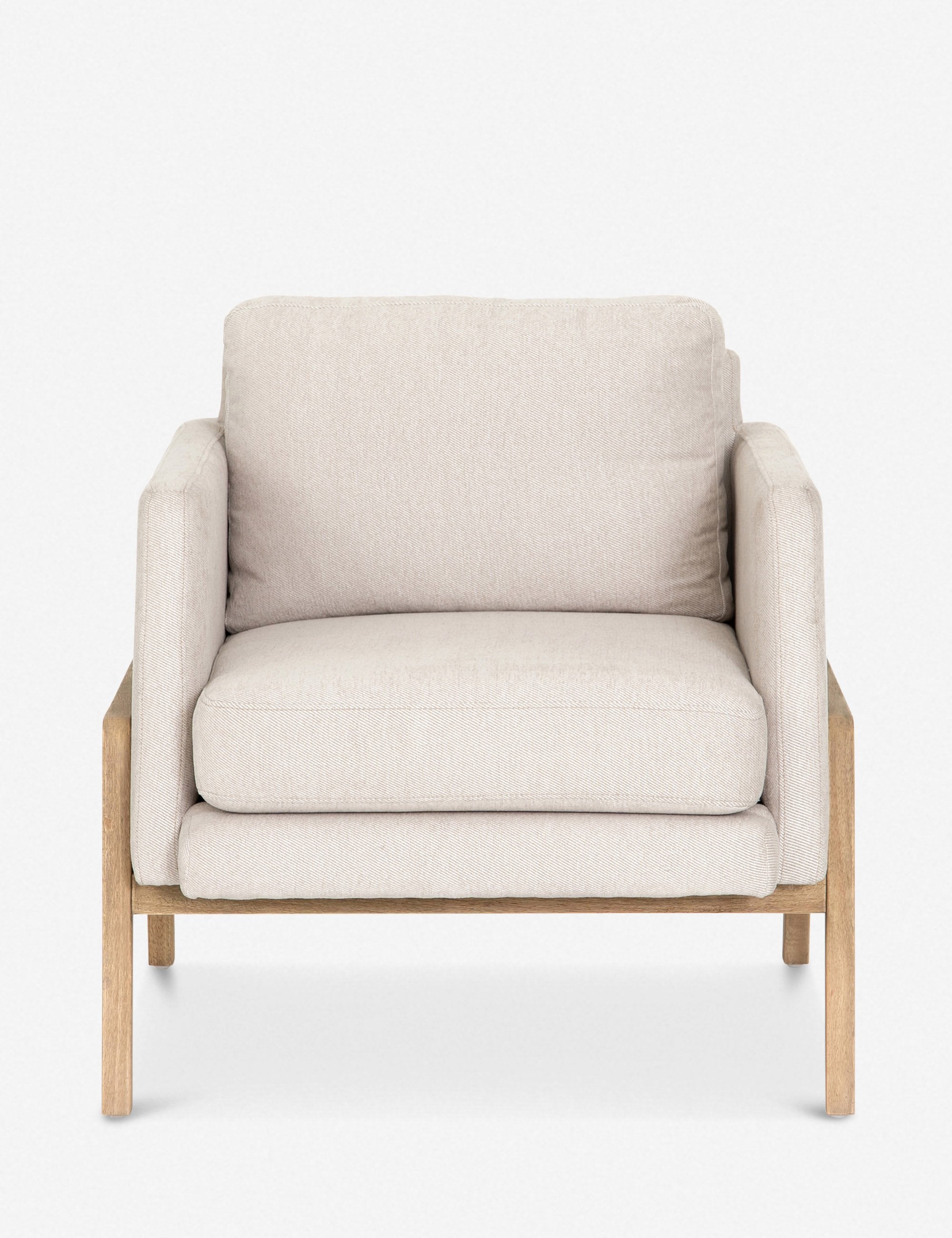 Stylish Afton Accent Chair - Modern Upholstered Living Room Armchair with Solid Wood Legs | Perfect for Home Office, Reading Nook & Lounge Decor