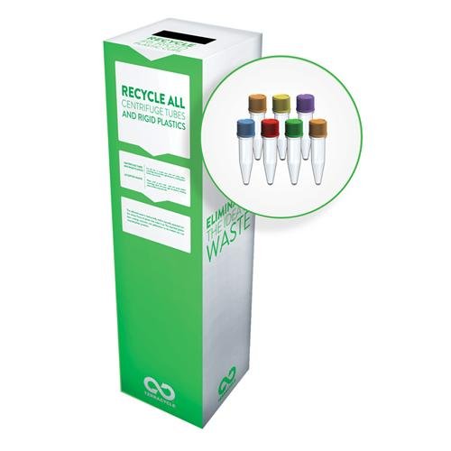 CS129-M Zero Waste Box for Centrifuge Tubes & Rigid Lab Plastics - Medium Size Lab Waste Container | Perfect for Laboratories, Research Facilities & Recycling Programs