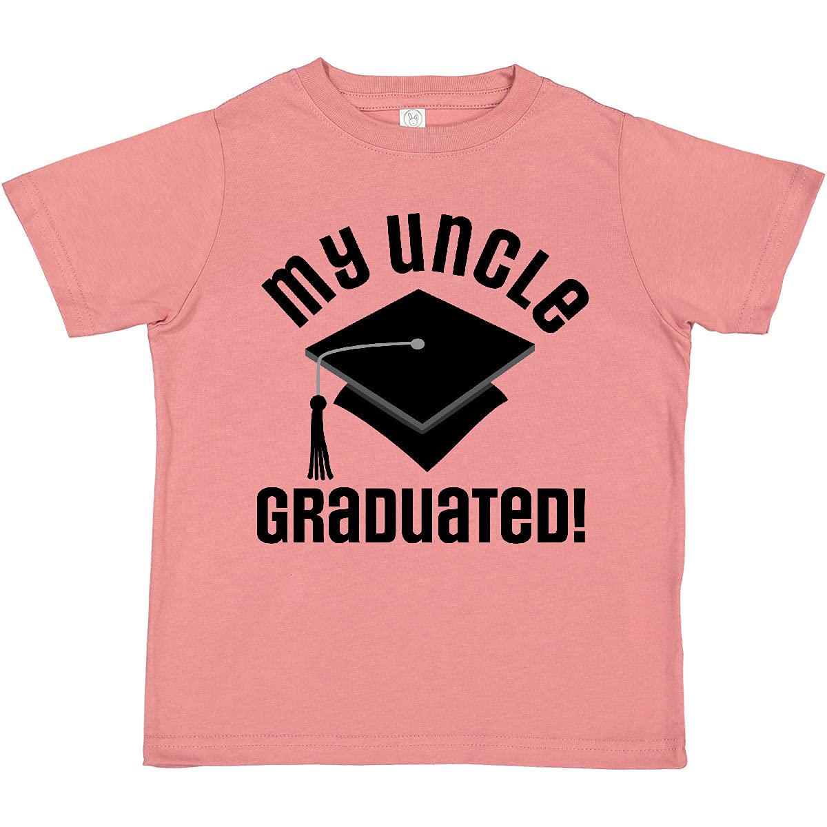 Inktastic Graduation My Uncle Graduated Toddler T-Shirt - Cute Toddler Boy Outfit for Uncle's Graduation Ceremony & Family Celebrations