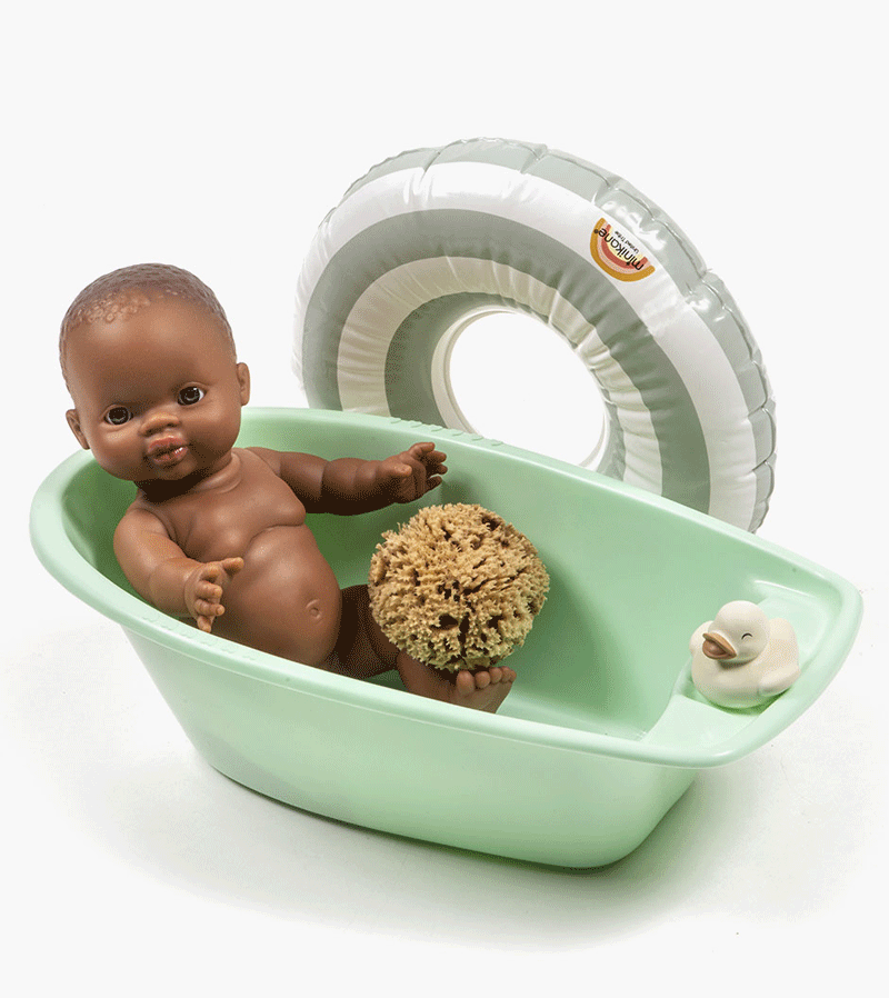 Soft Mint Green Bath Top for Baby Dolls - Perfect for Bath Time Play, Dress-Up & Pretend Play Scenarios