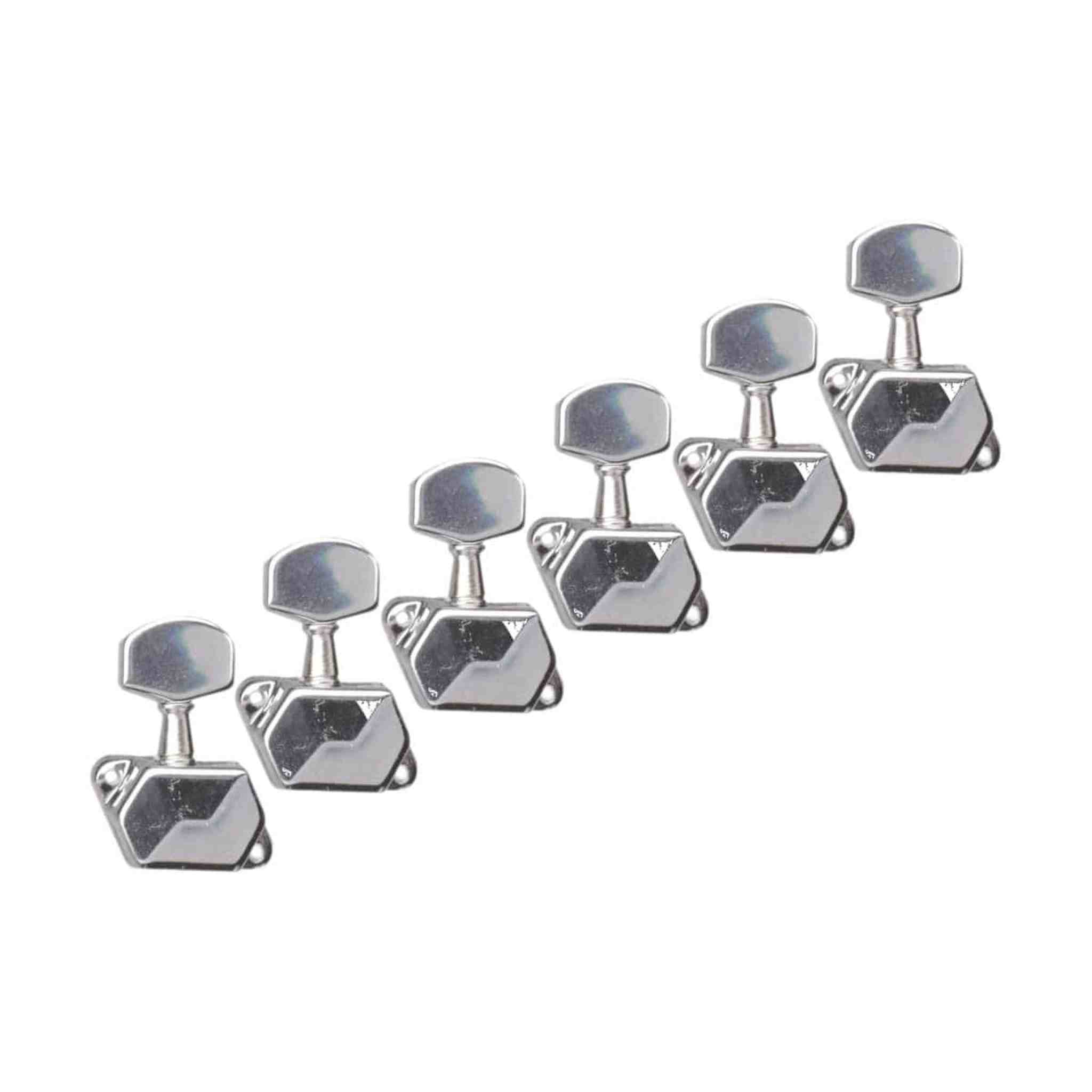 Custom Eagle 516 6-in-a-Line Guitar Machine Heads - Premium Tuning Pegs for Electric & Acoustic Guitars - Perfect for Musicians, Luthiers & DIY Guitar Upgrades