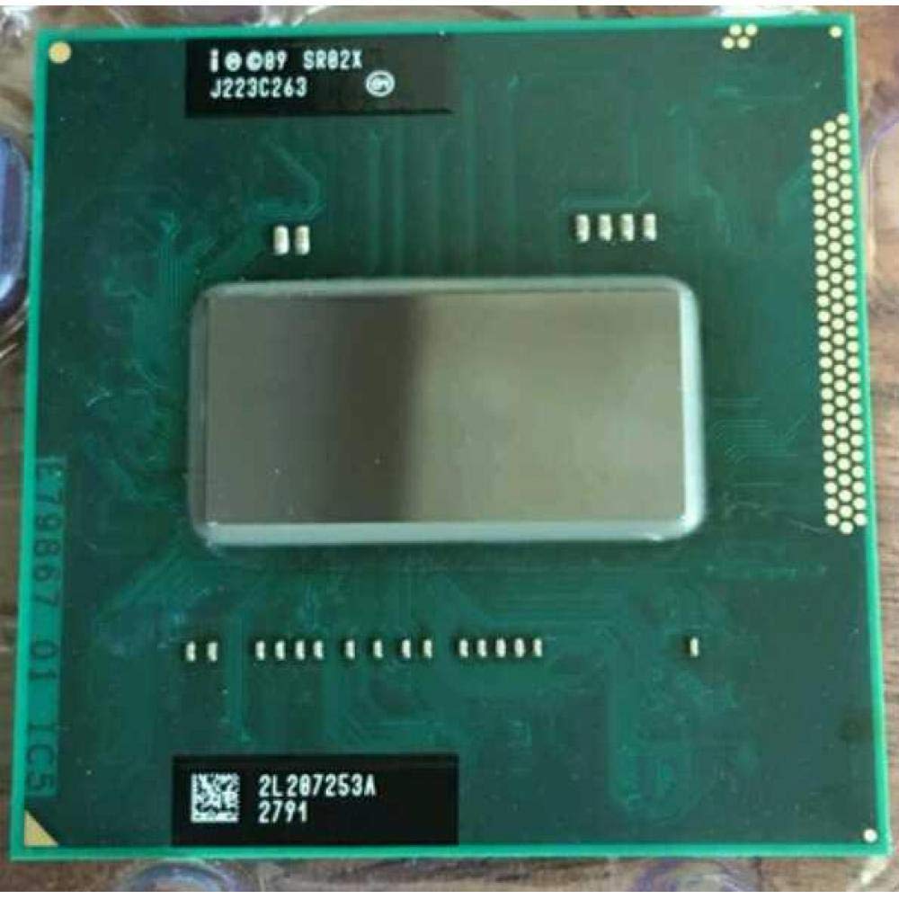 Intel Core i7-2860QM Laptop Processor 2.5GHz to 3.6GHz Turbo Boost 8MB Cache SR02X PGA988 - Compatible with HM65 HM67 HM76 HM77 Chipsets - Ideal for Gaming, Video Editing & High-Performance Computing