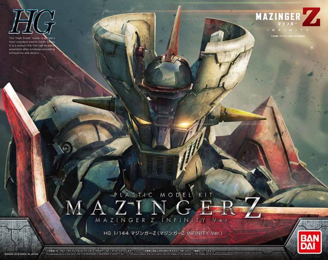 Bandai HG 1/144 Mazinger Z Infinity Ver. Model Kit - High-Quality Anime Action Figure for Collectors & Gundam Enthusiasts - Perfect for Display, DIY Projects & Gift Giving