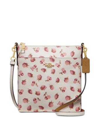 Coach Fruit Print Kitt Crossbody Bag - Stylish & Trendy Women's Shoulder Purse for Casual Outings, Shopping & Travel