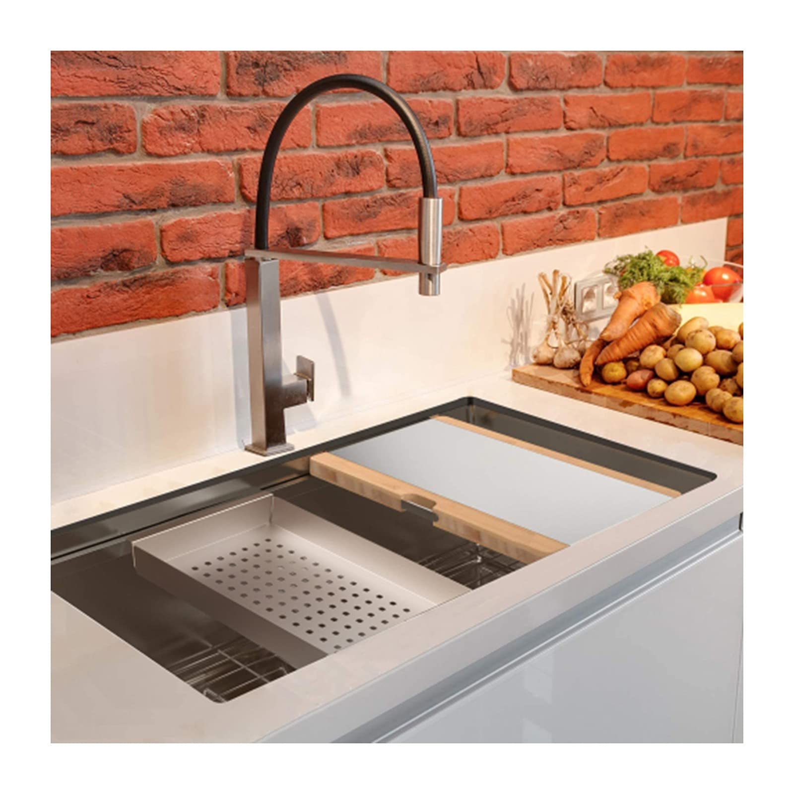 Premium Granite Composite Undermount Kitchen Sink - 33