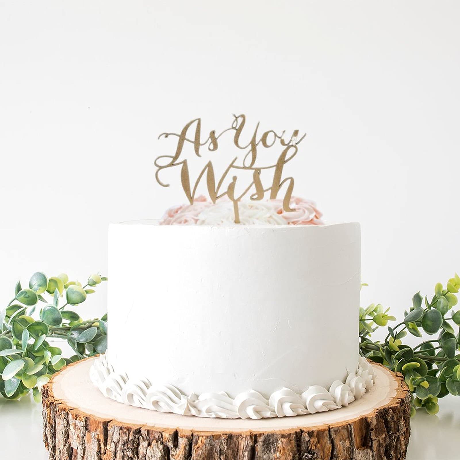 Personalized Great Gatsby Cake Topper - Roaring 20s Gold Wedding & Anniversary Cake Decoration - Perfect for Engagement Parties, Bridal Showers & Gatsby Themed Celebrations