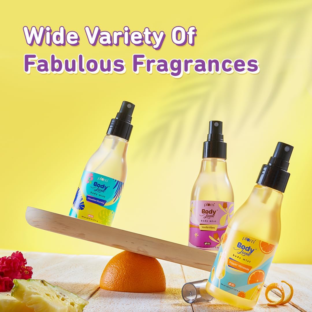 BodyLovin' Vanilla Vibes Body Mist for Women - Long Lasting Vanilla Perfume Spray | 150ml Fine Fragrance | Perfect for Daily Use, Date Nights & Special Occasions