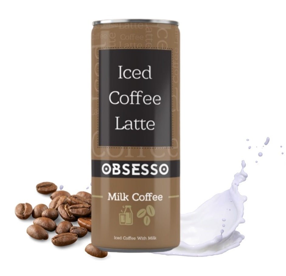 Premium Turkish Iced Coffee Latte - 250ml Rich & Creamy Cold Brew for Home, Office & On-the-Go Refreshment